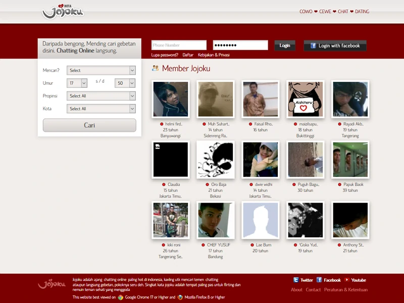 Jojoku Chating Online