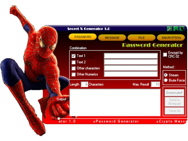 Secret-X Generator